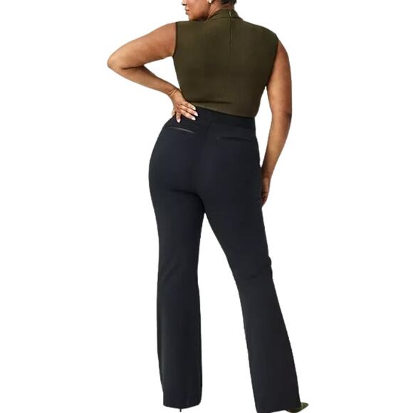 Spanx Smooth PerfectFit Ponte Flare Pant - Classic Black Medium - Picture 3 of 7